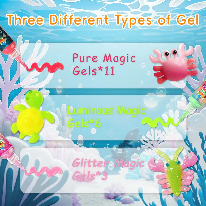 Magic Water Elf Toy Kit,Aqua Fairy Water Gel kit, Teach children color coordination ,Water Pets, Birthday Gifts